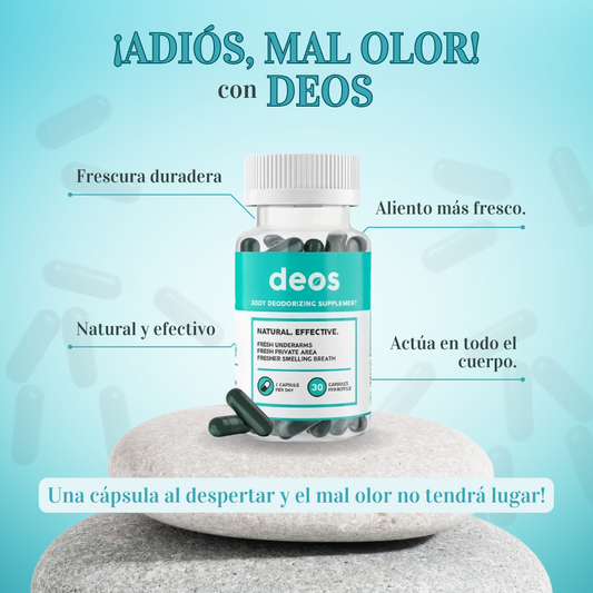 Deos · Neutraliza tu mal aliento y olores corporales