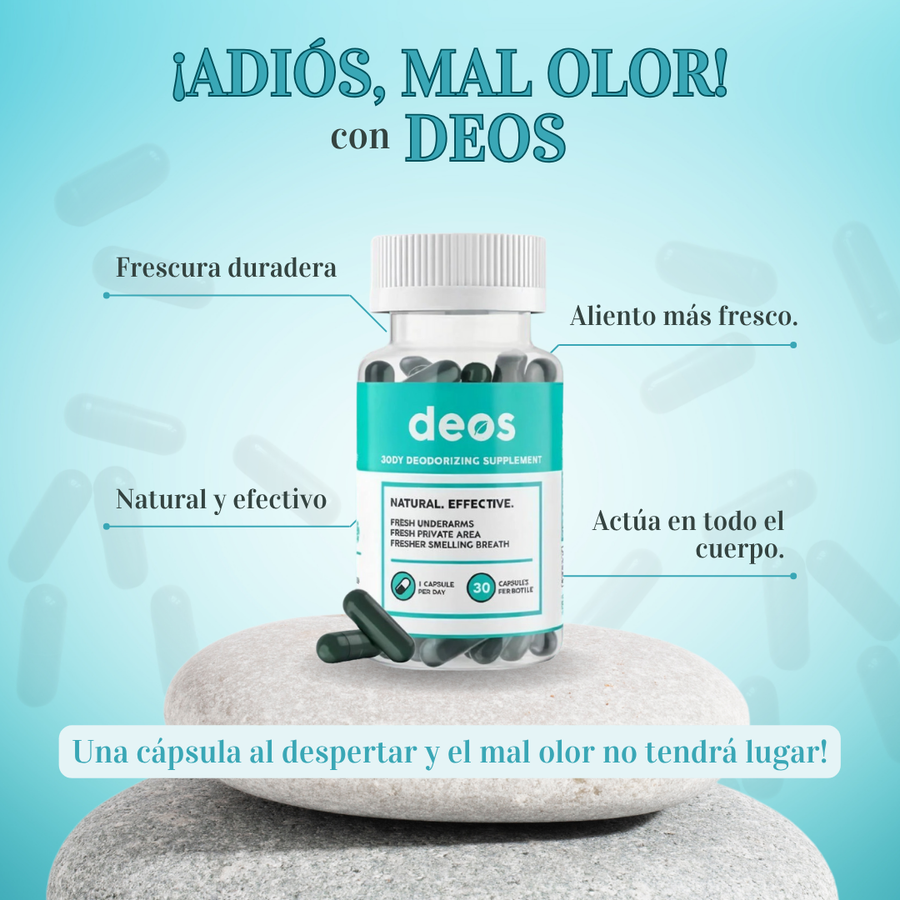 Deos · Desodorizante corporal en cápsulas